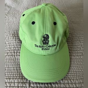 New RITZ CARLTON DUBAI Baseball Cap - Green Color.  Cutter & Buck brand.